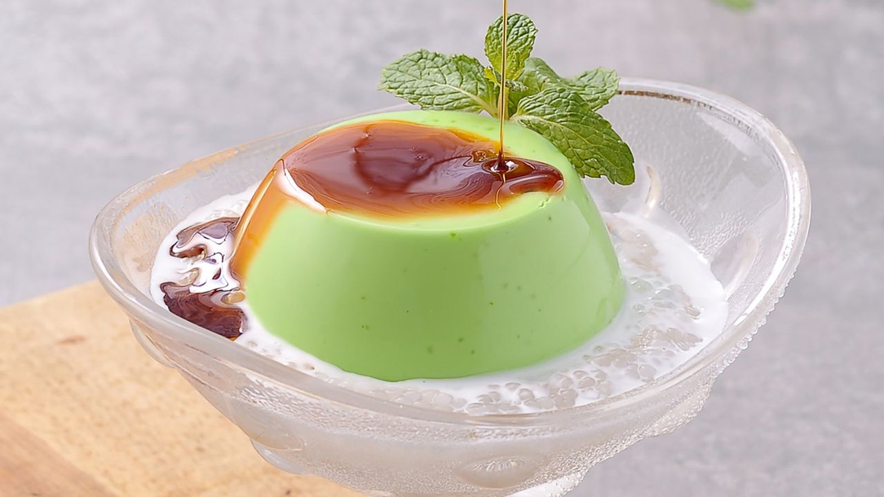 Pandan Sago Pudding