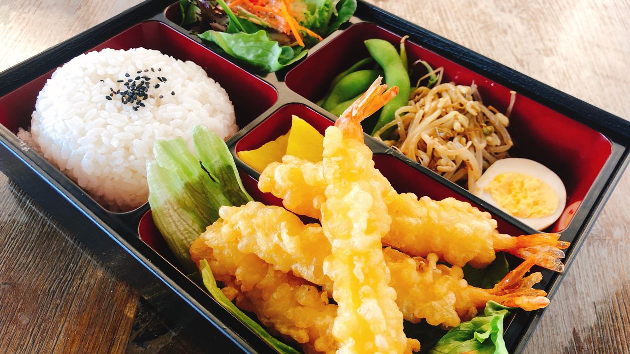 Tempura Prawn Bento