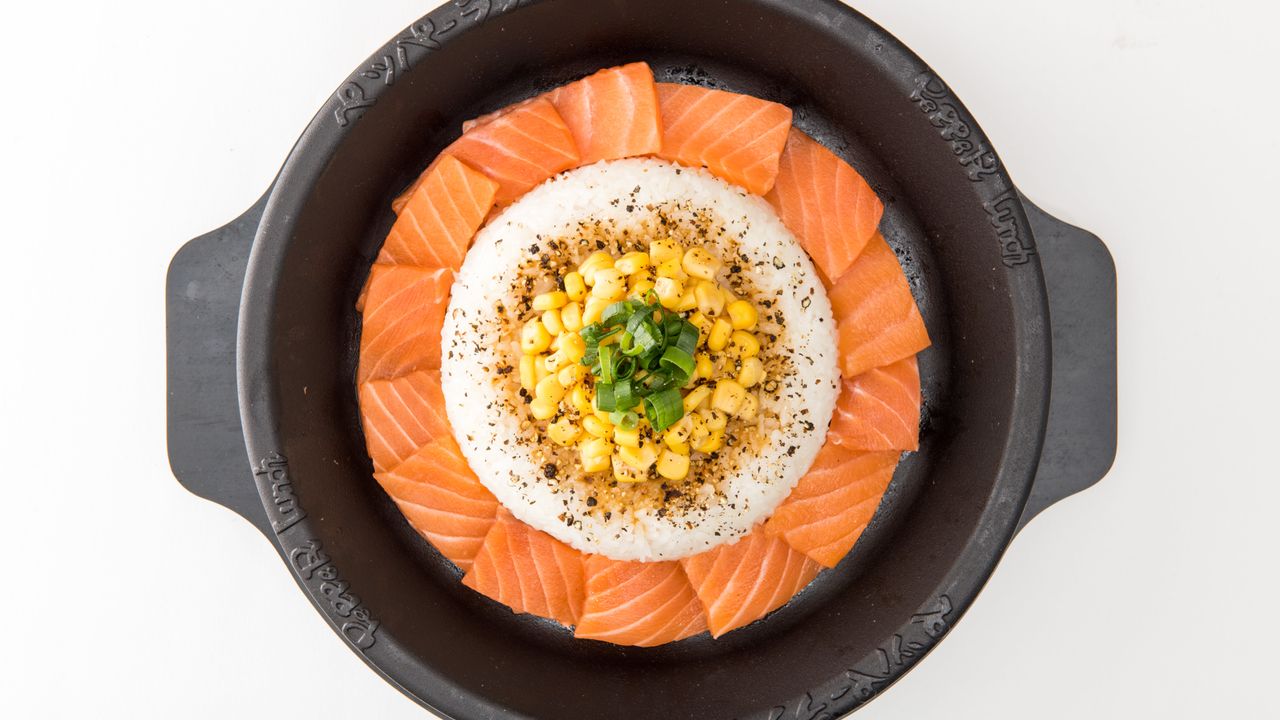 Salmon Pepper Rice