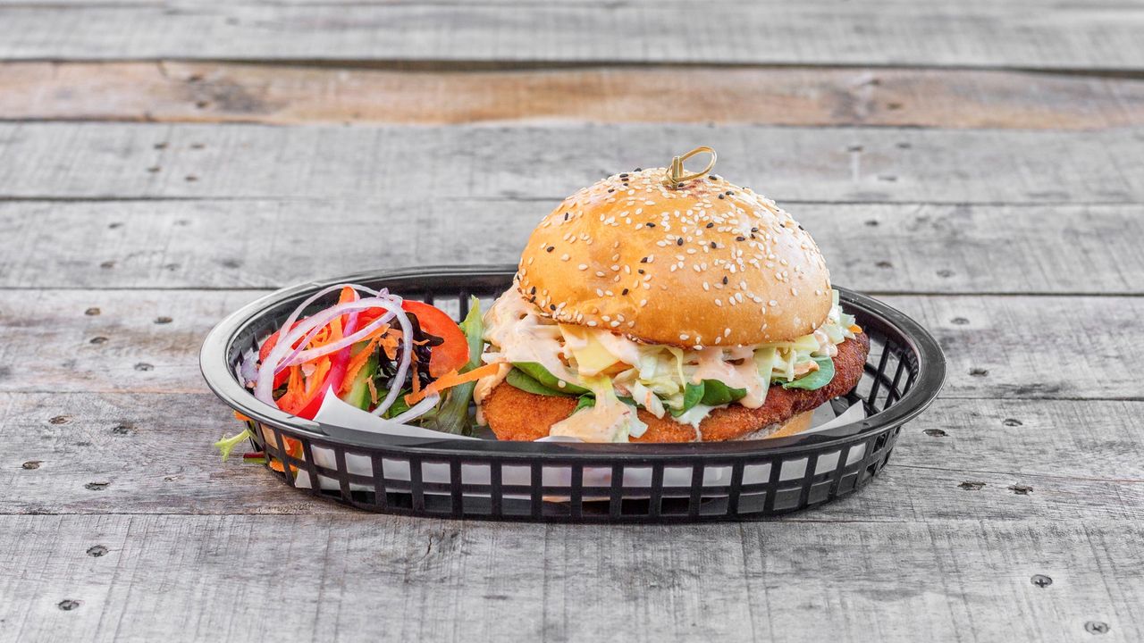 Chicken Schnitzel Burger