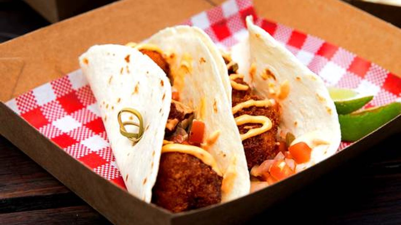 Fried Cauliflower Taco