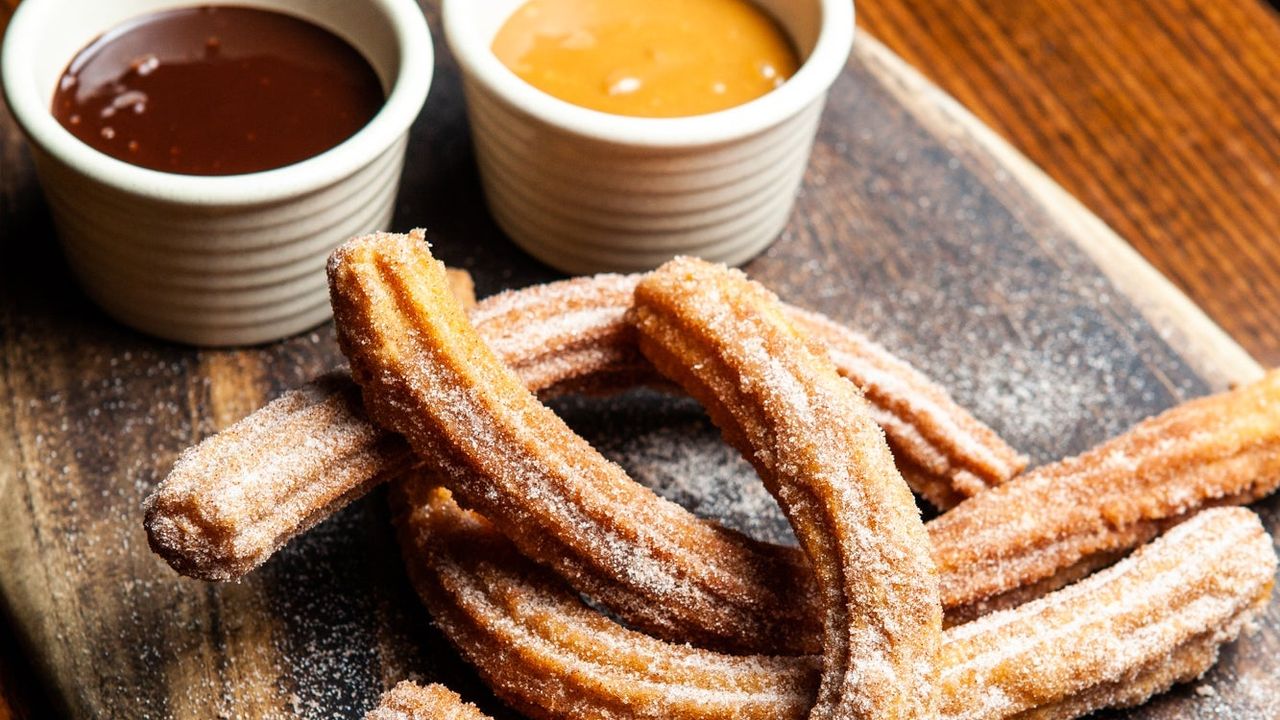 Churros with Chocolate Sauce