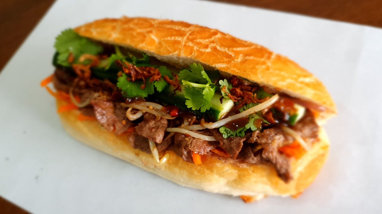 Lemongrass Beef Banh Mi