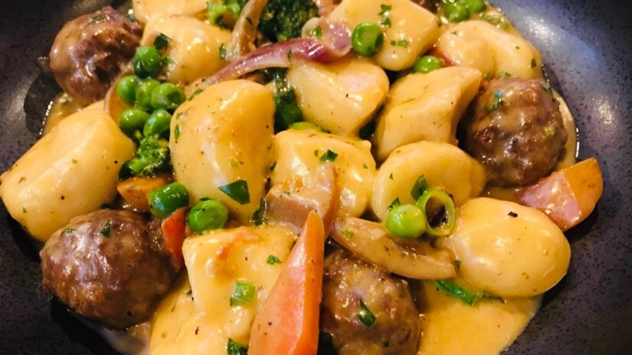 Gnocchi with Waygu Meatballs