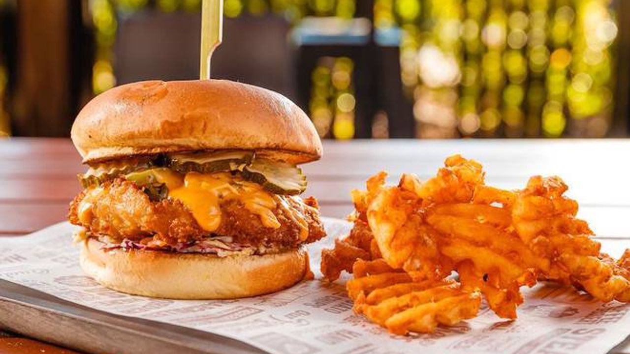 Southern Fried Chicken Burger