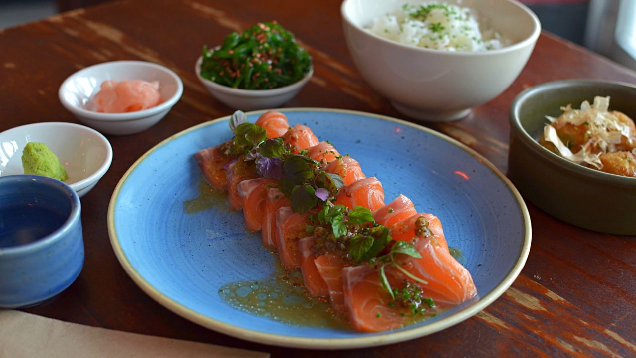 Salmon Sashimi Bento