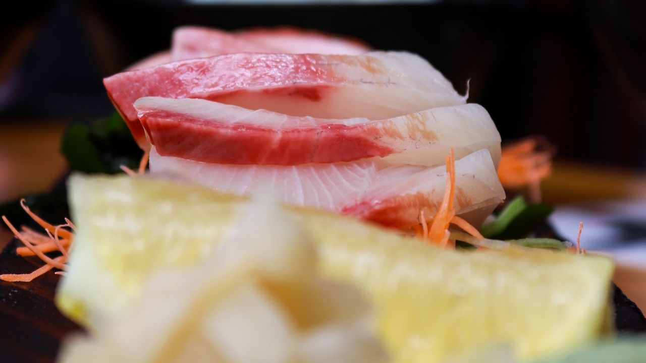 Mixed Sashimi - Tasmanian Salmon + Kingfish