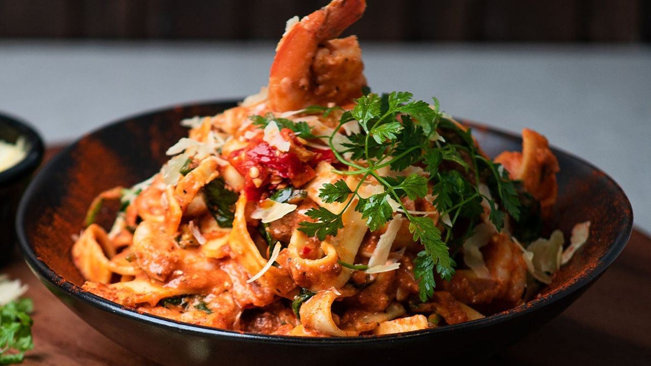 Chilli Prawn Pasta