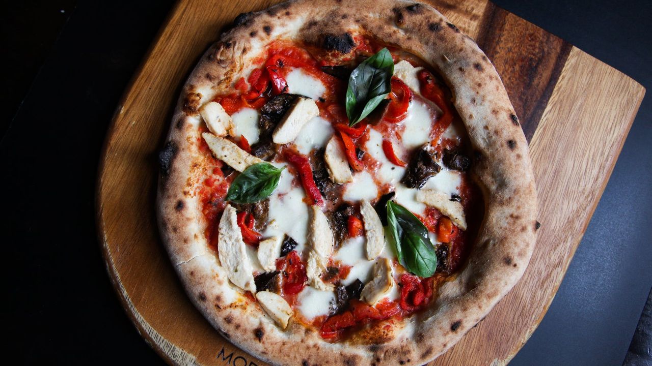 Fire Roasted Chicken Pizza
