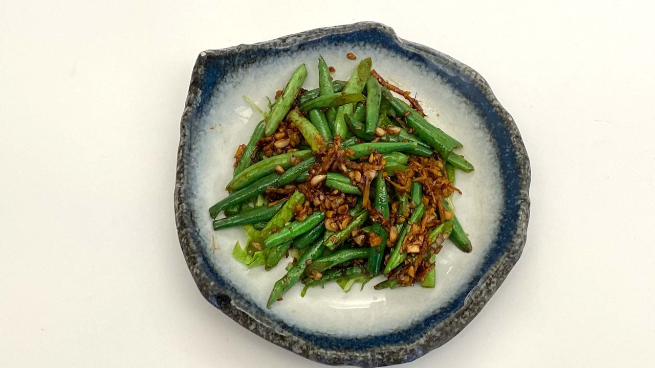 Green Beans Wok Fry (Sesame Oyster)
