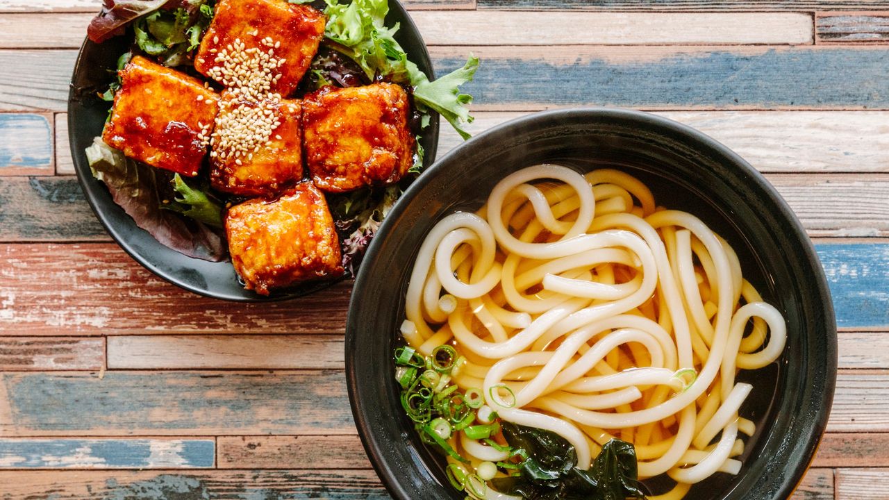 Teriyaki Tofu Udon