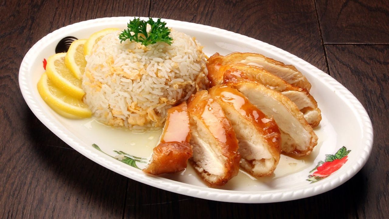 R14 Lemon Chicken with Fried Rice