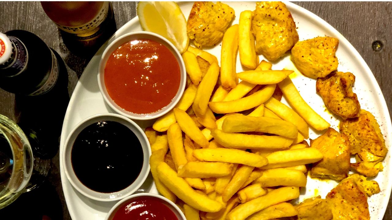 chicken and chips