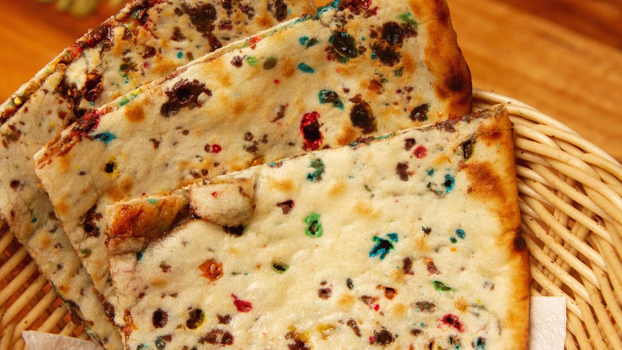 M&M Chocolate Naan