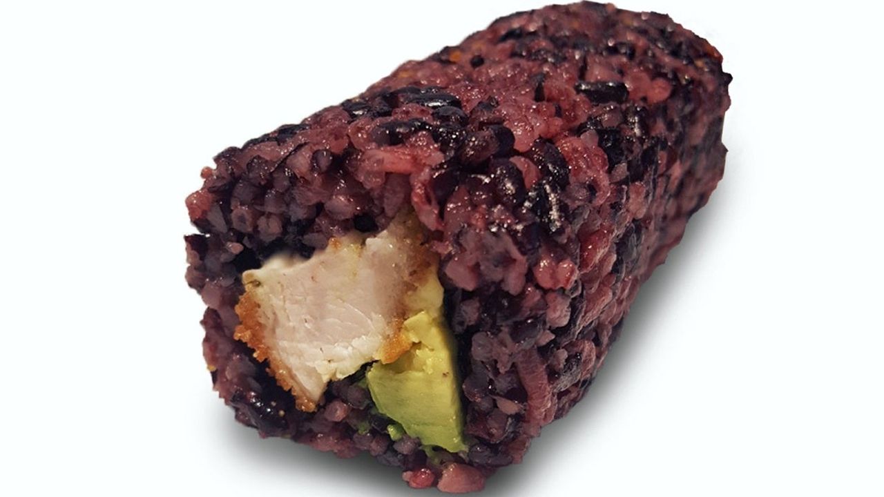 Black Rice Chicken Katsu