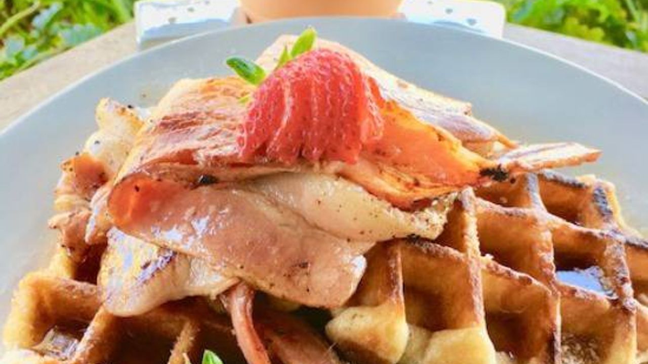 Bacon Maple Waffles