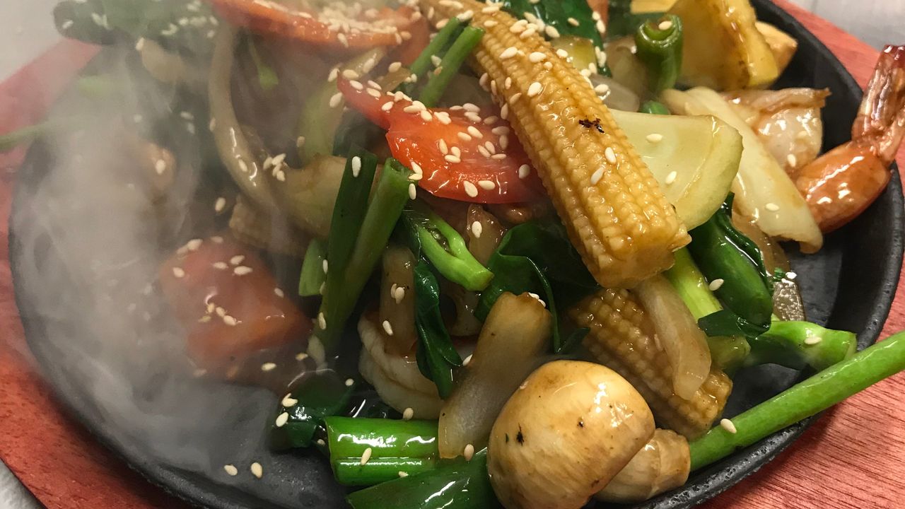 Sizzling Sesame Tiger Prawn