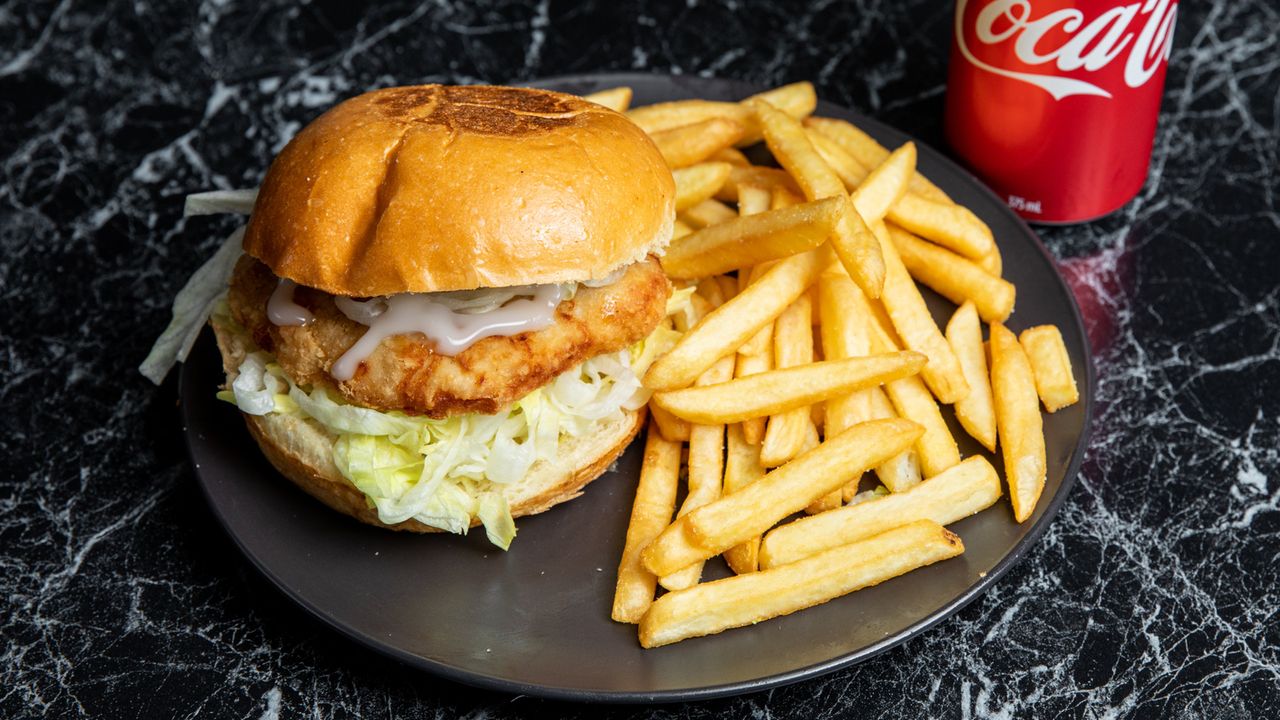Fried Chicken Burger Combo