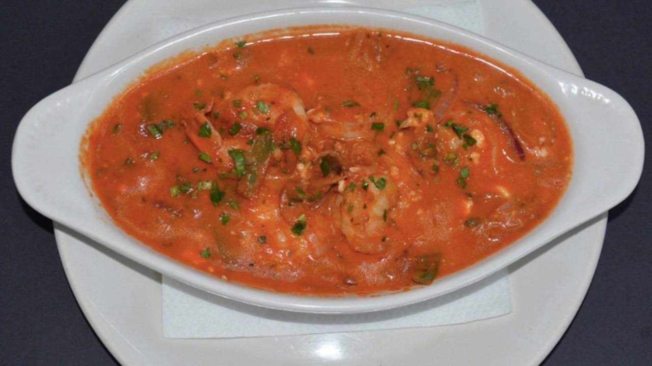 Prawns Saganaki
