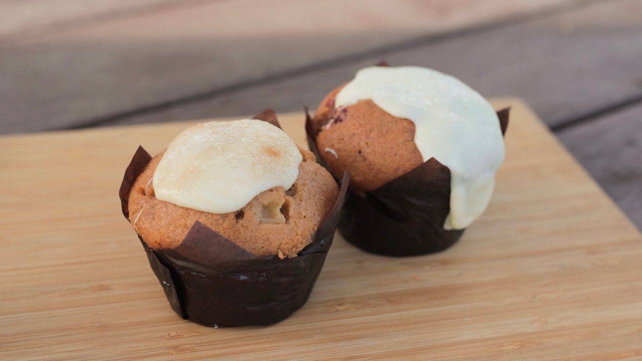 Raspberry White Chocolate Muffin