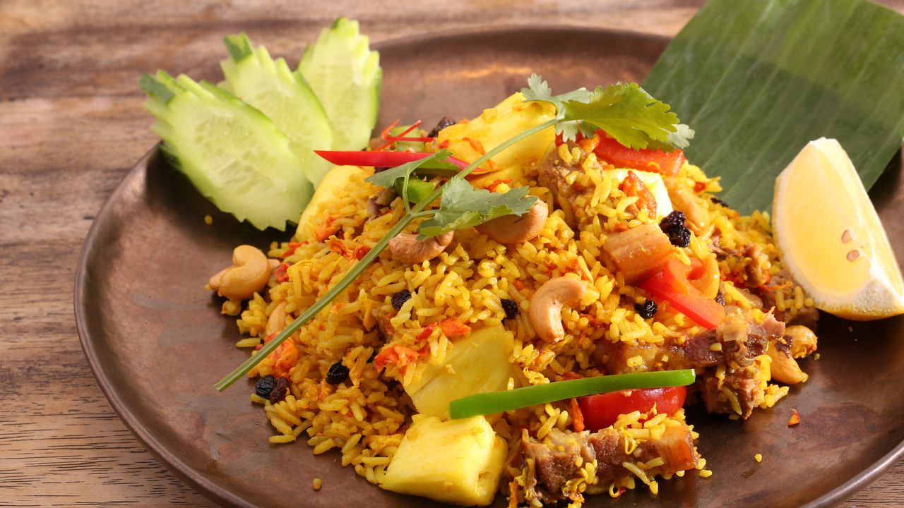 6. Pineapple Fried Rice with Pork