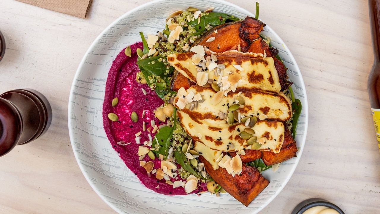 Pumpkin & Halloumi