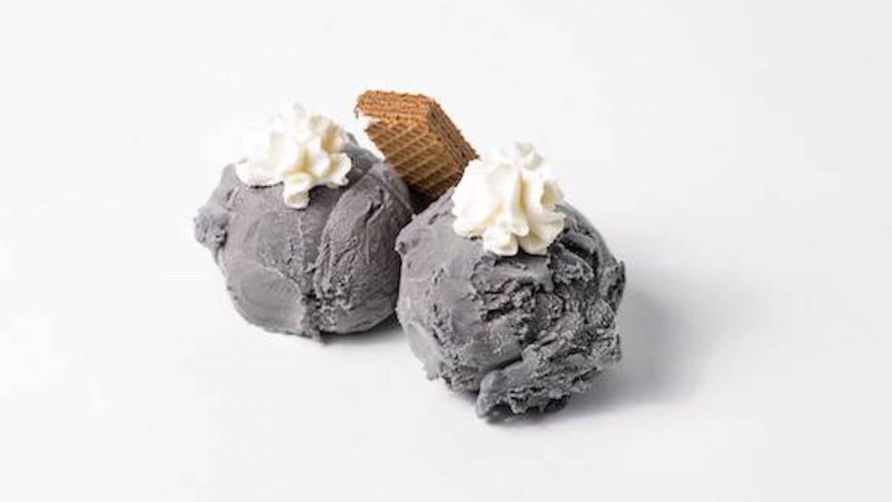 Black Sesame Ice Cream