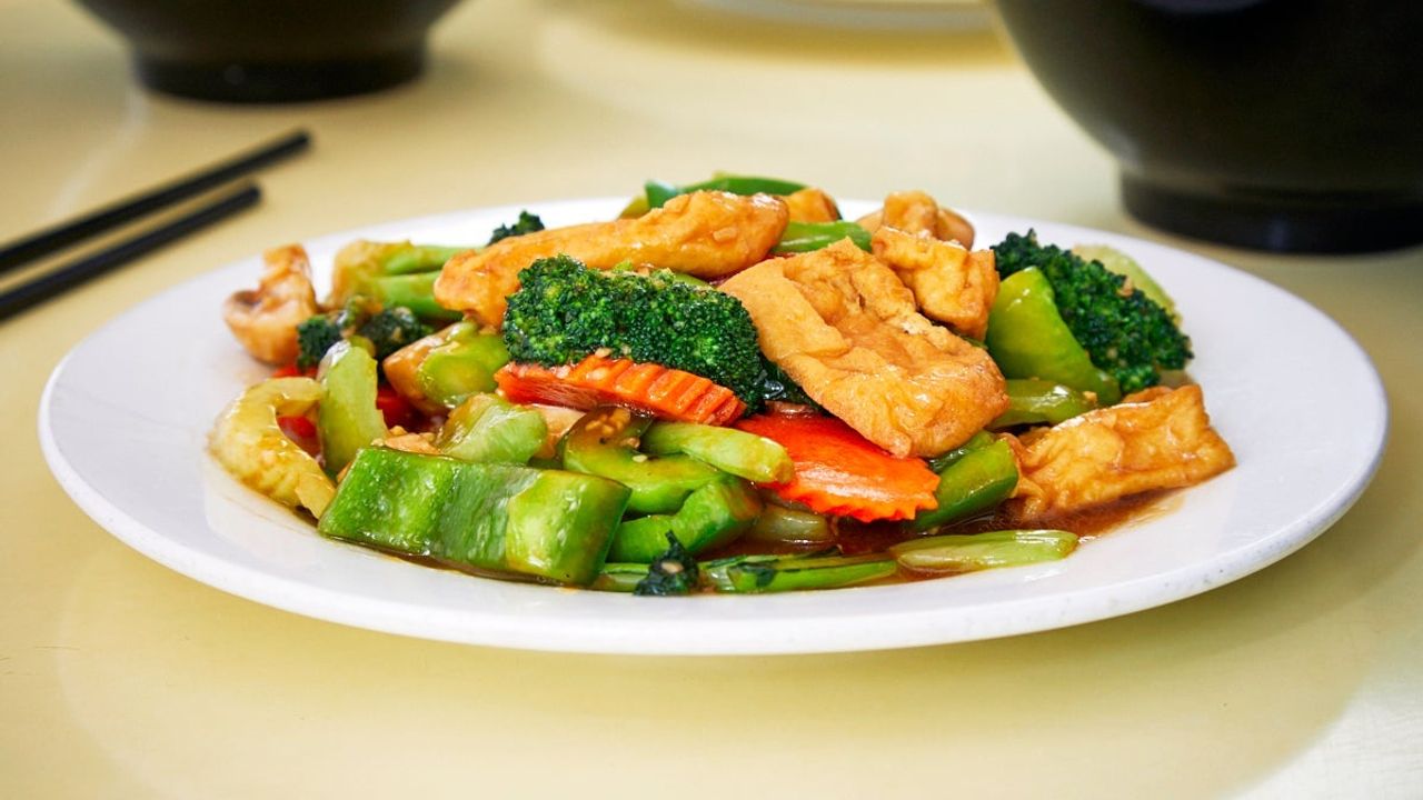 Tofu and Mix Vegetable