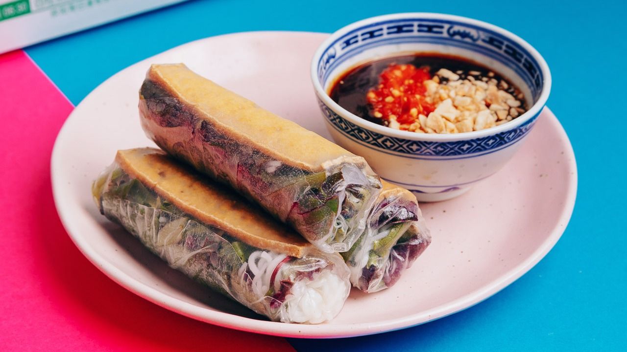 Crispy Tofu Summer Rolls