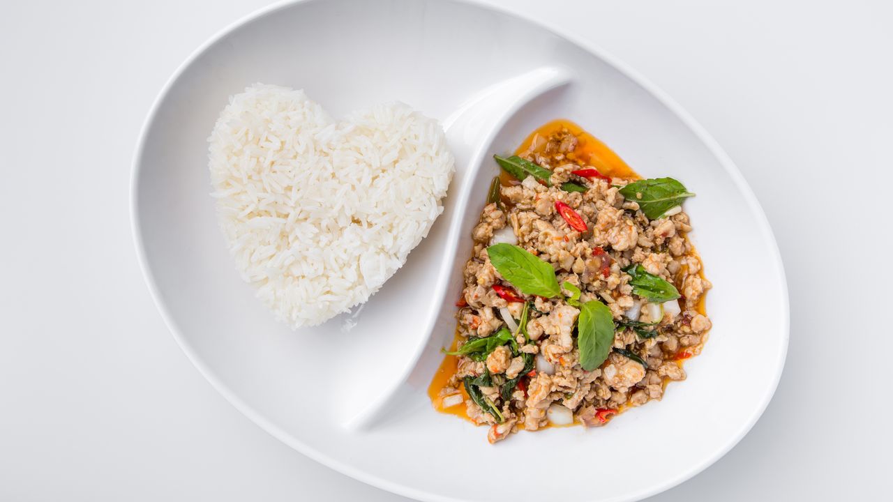 85. Minced Chicken with Thai Basil