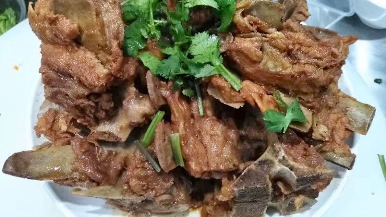 Braised Pork Backbones