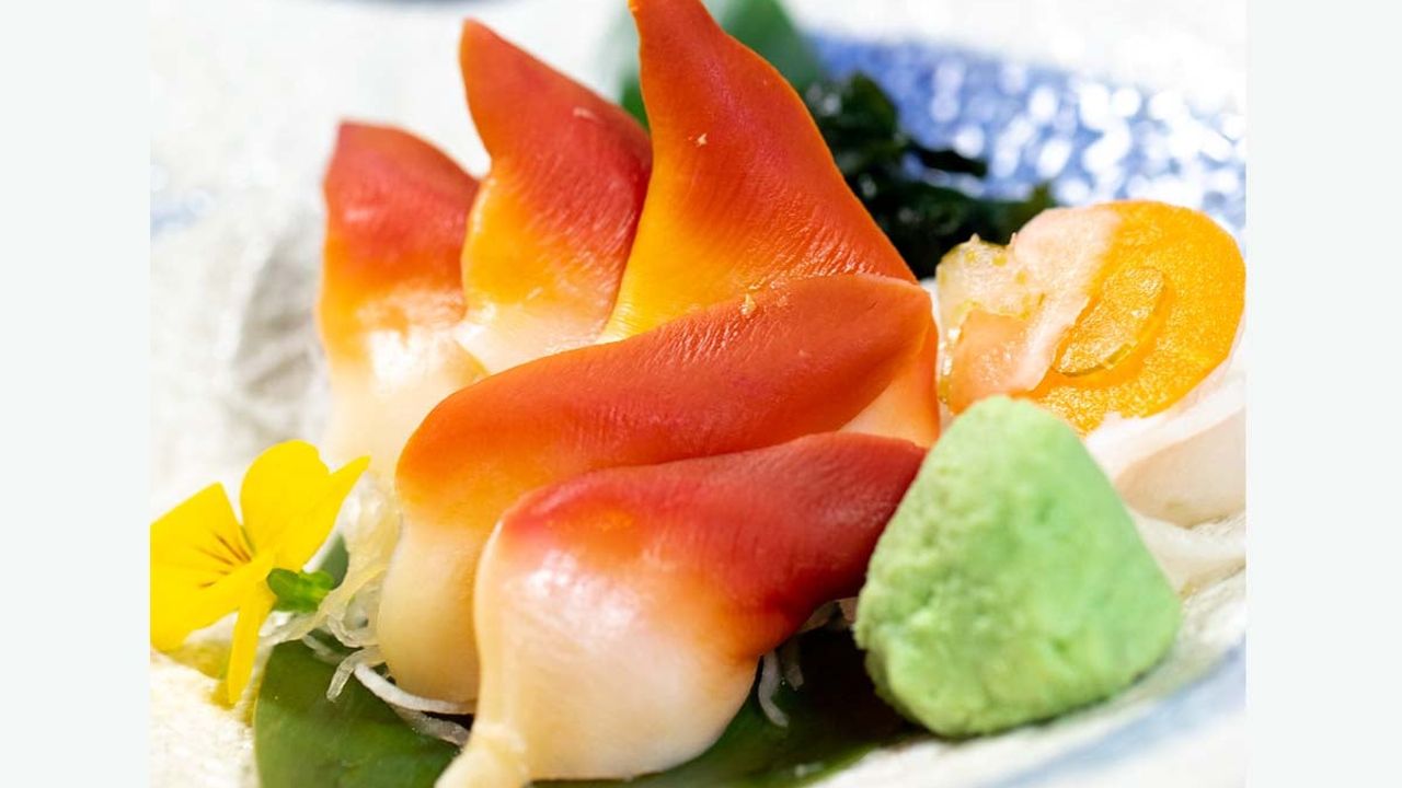 Hokkigai with Tsukemono (3pcs)