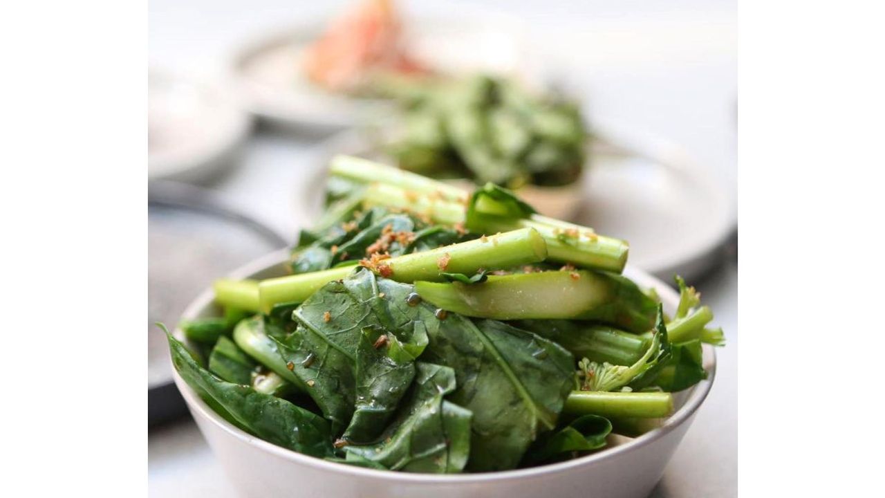 Steamed Chinese Broccoli