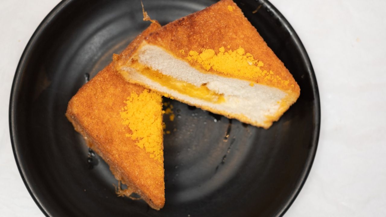 Salted Egg Yolk French Toast