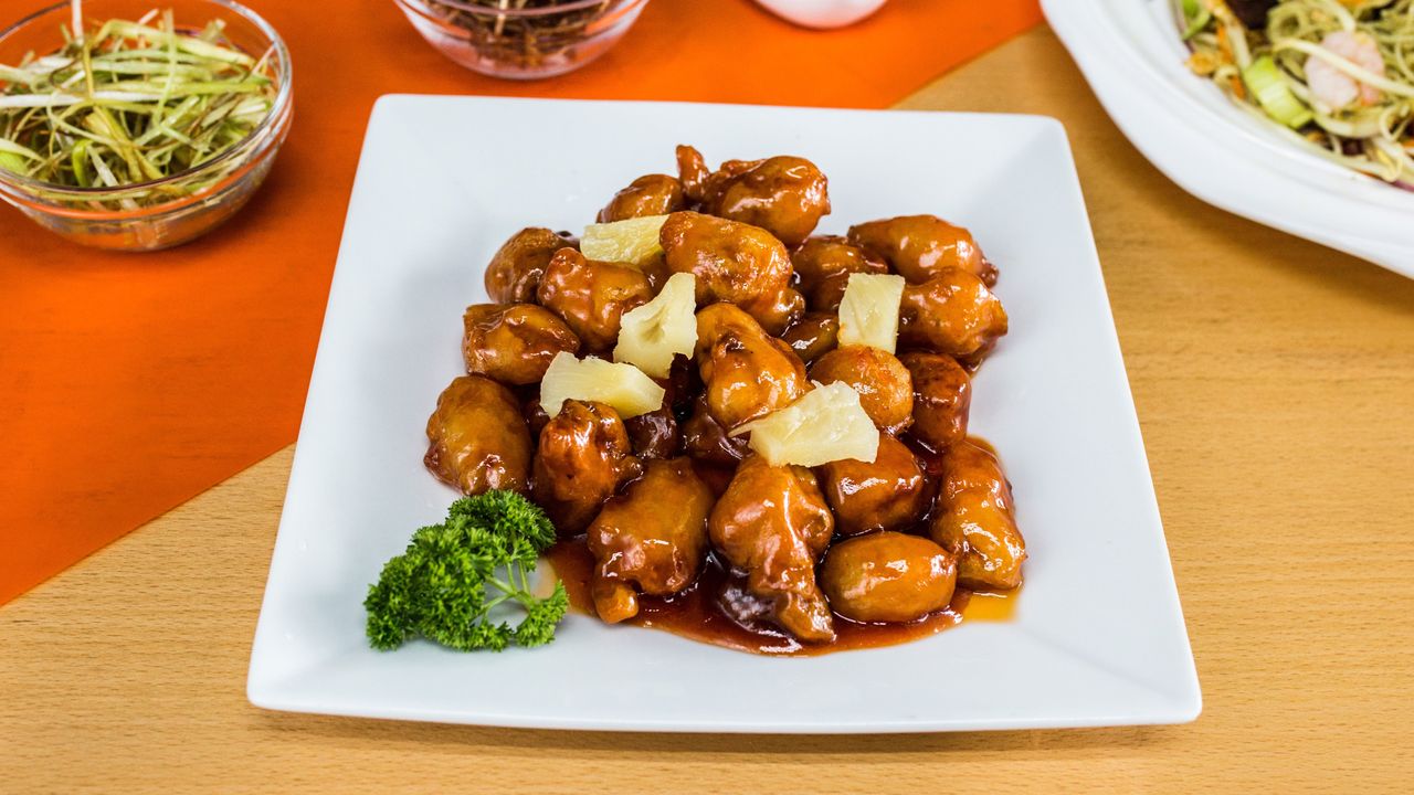 Sweet and Sour Pork in Batter