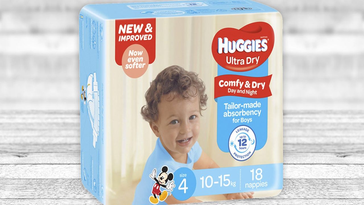 Huggies Ultra Dry Nappies Toddler 18PK