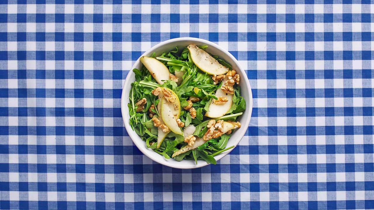 Rocket, Pear, Parmesan  and Walnut Salad