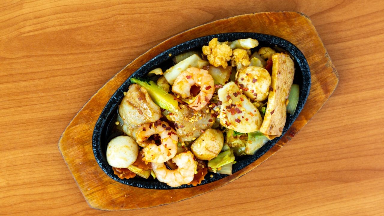 Sizzling Garlic Prawns