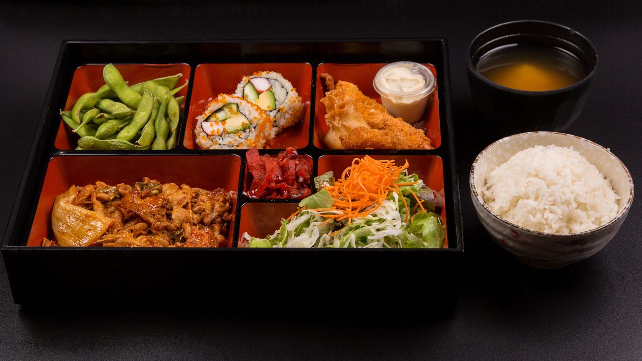 Spicy Chicken Karaage Bento