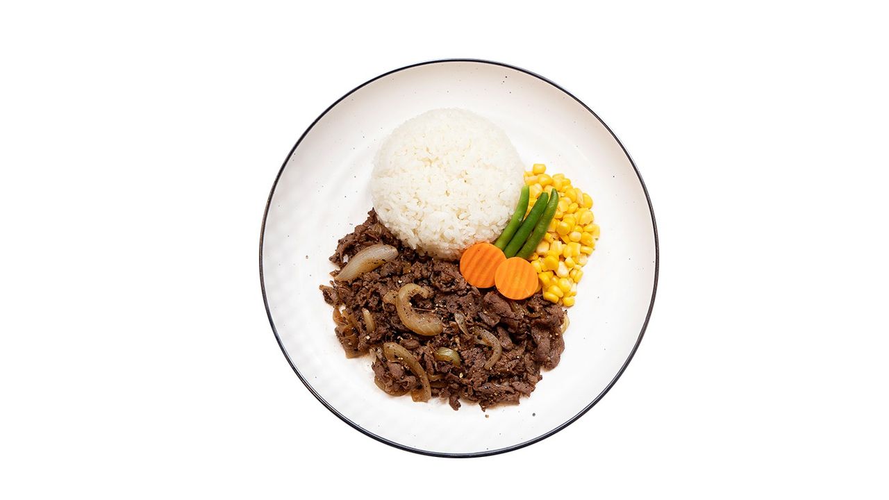 Teriyaki Beef with rice