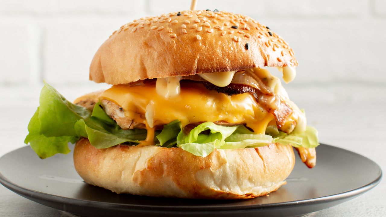 Grilled Chicken Burger Combo