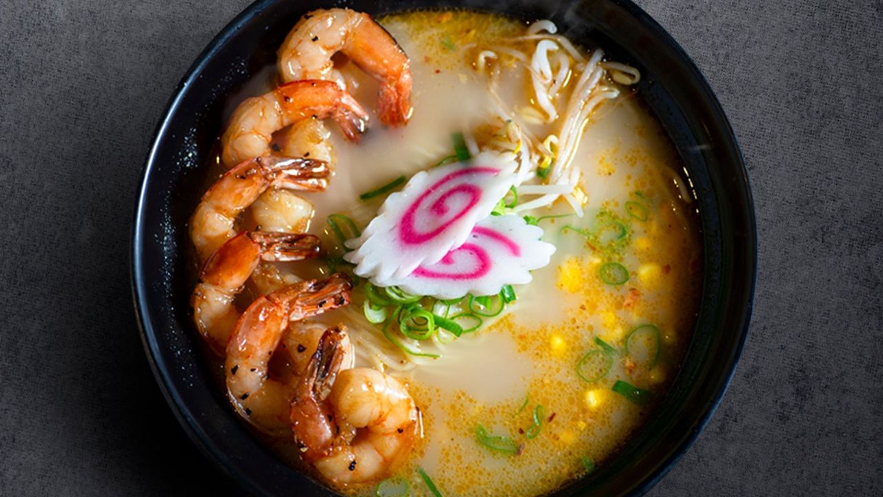 M6 Teppanyaki Ebi Ramen and Udon 铁板虾拉面