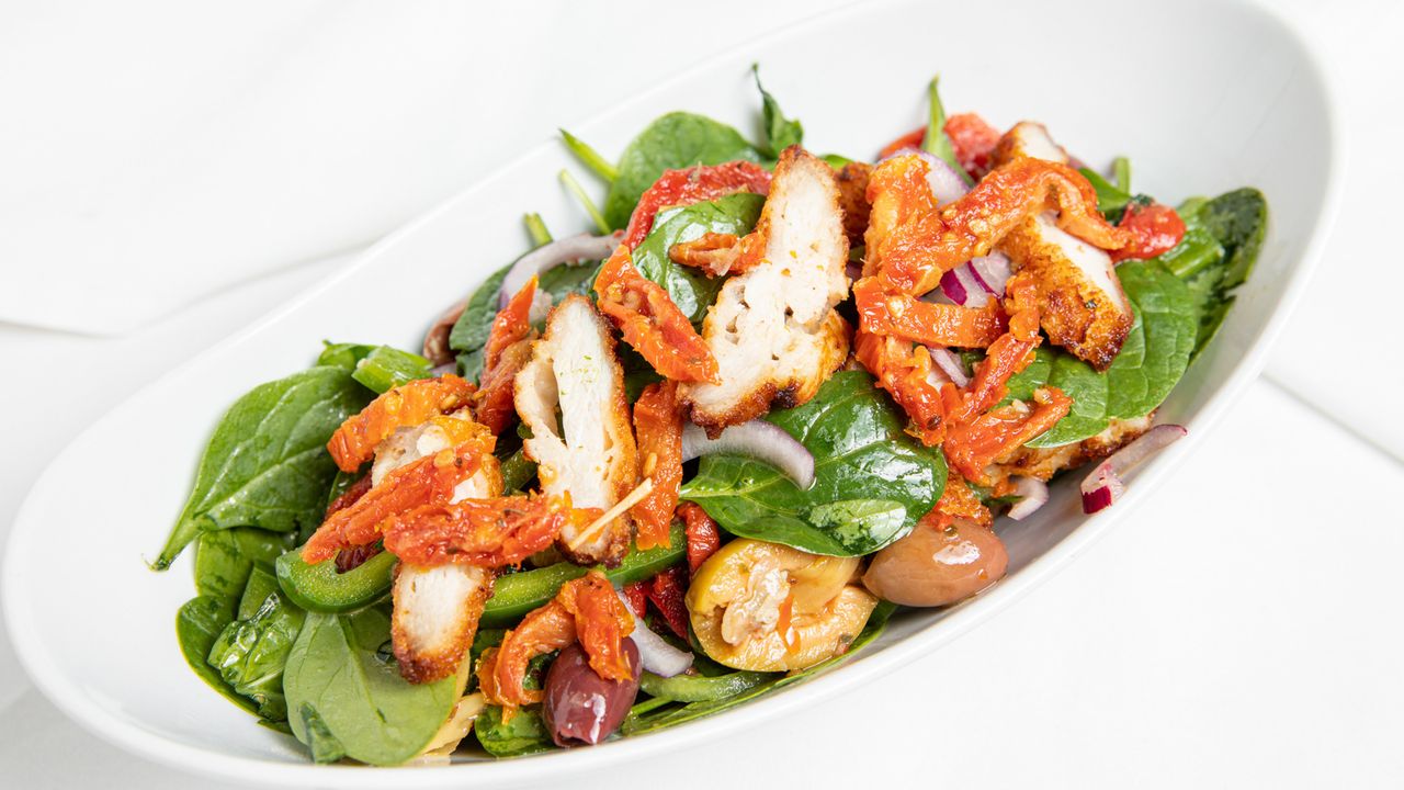 Chicken Schnitzel Salad