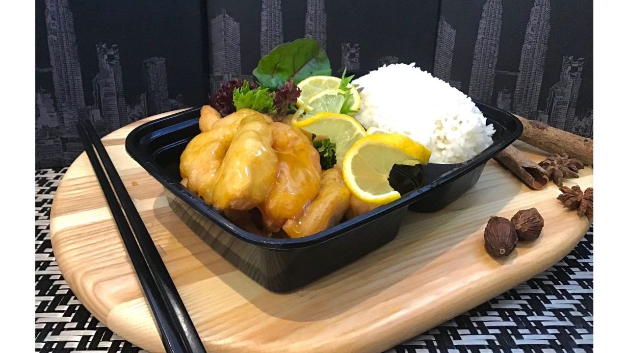 Lemon Chicken with Rice