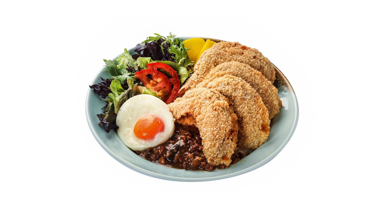 Deep-fried Chicken Wings Rice Set