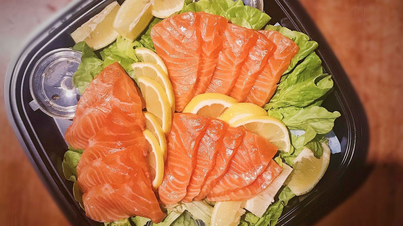 Salmon Sashimi Plate