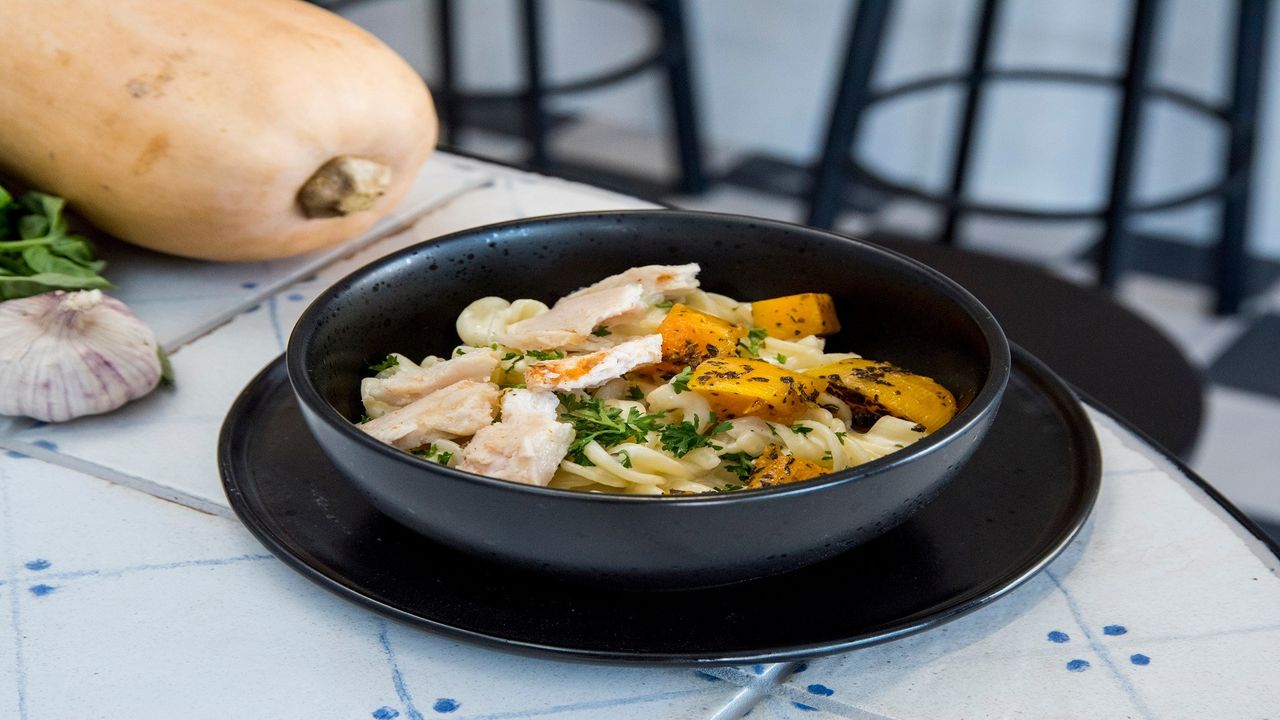 Chicken Pumpkin Family Pasta