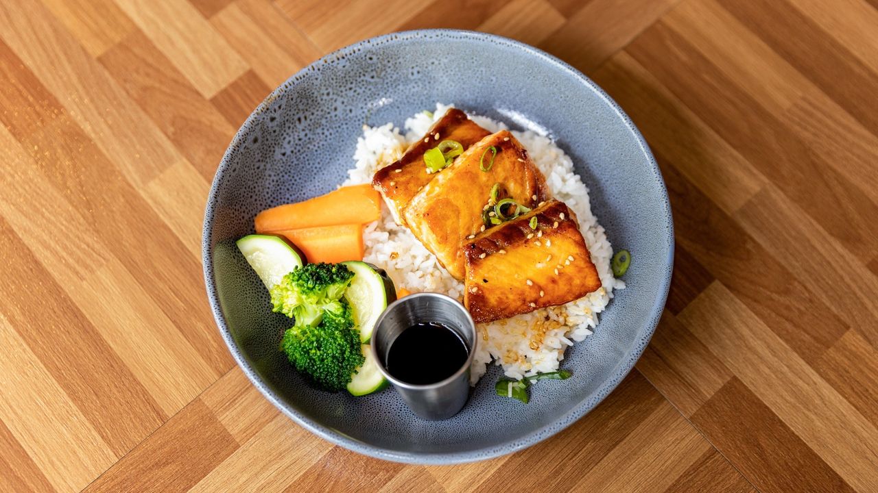 Teriyaki Salmon Don