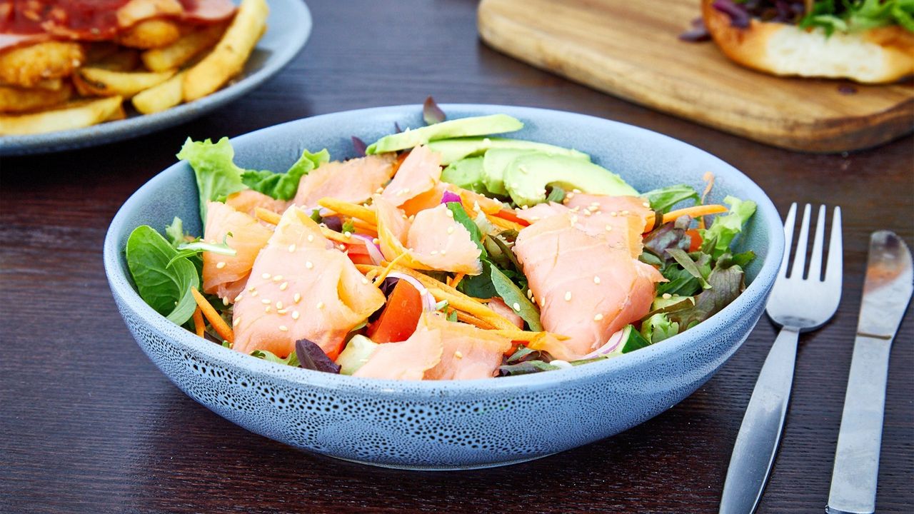 Smoked Salmon Avocado Salad