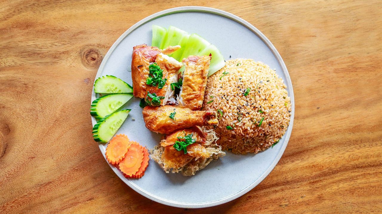 C6 Crispy Skin Chicken Rice